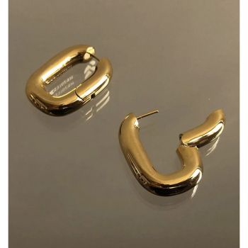 Серьги-овальное звено