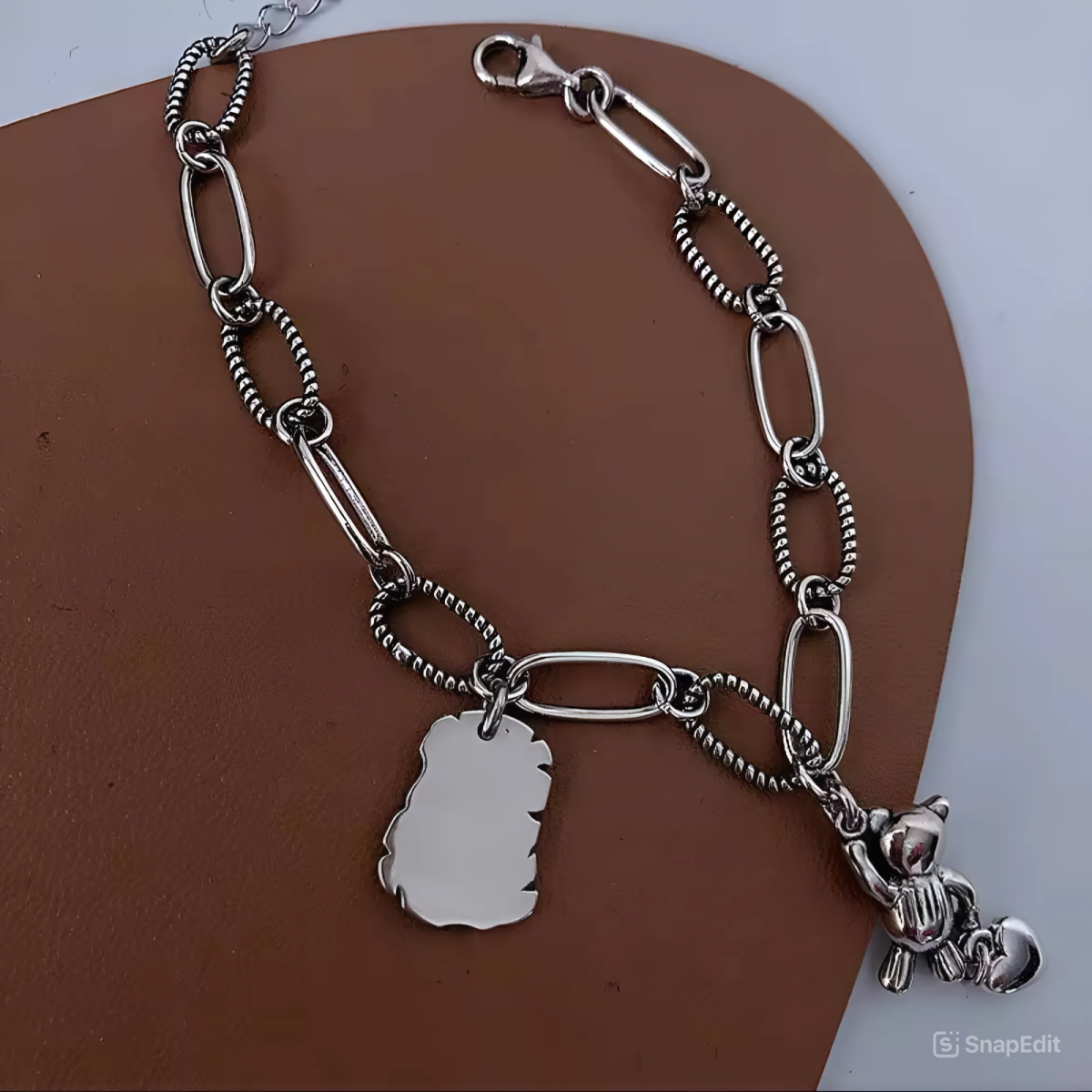 браслет с мишкой, браслет в стиле панк, браслет с сердцем, браслет с сердечком, браслет на 14 февраля, украшение с мишкой, украшение с сердцем, украшение с сердечком, украшения в стиле панк, браслет женский купить, подарок на 14 февраля, купить браслет, купить браслет женский 